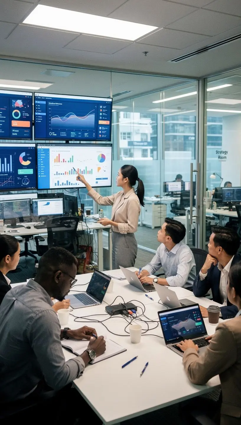 Modern office environment