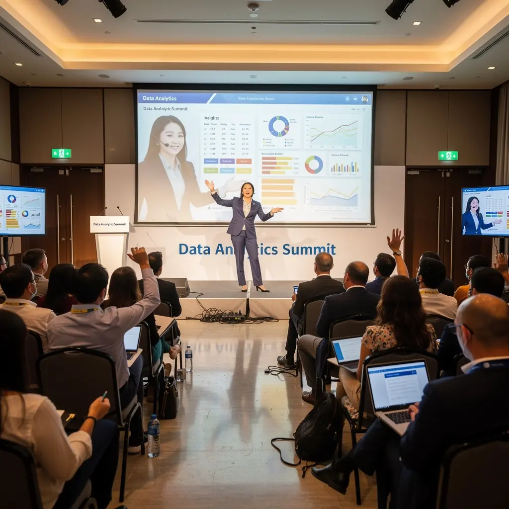 Professional business solutions illustration